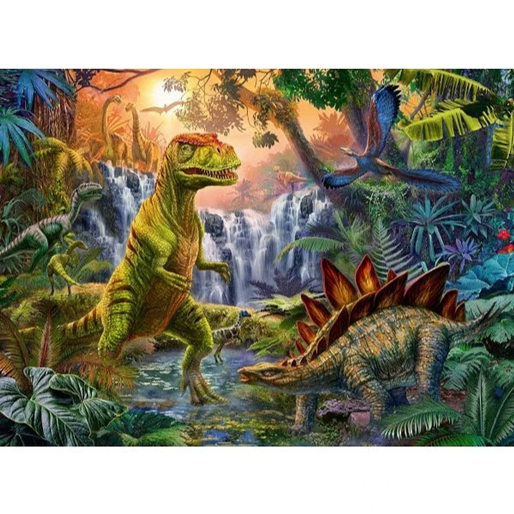 Prehistoric Oasis Jigsaw Puzzle 100 Pcs