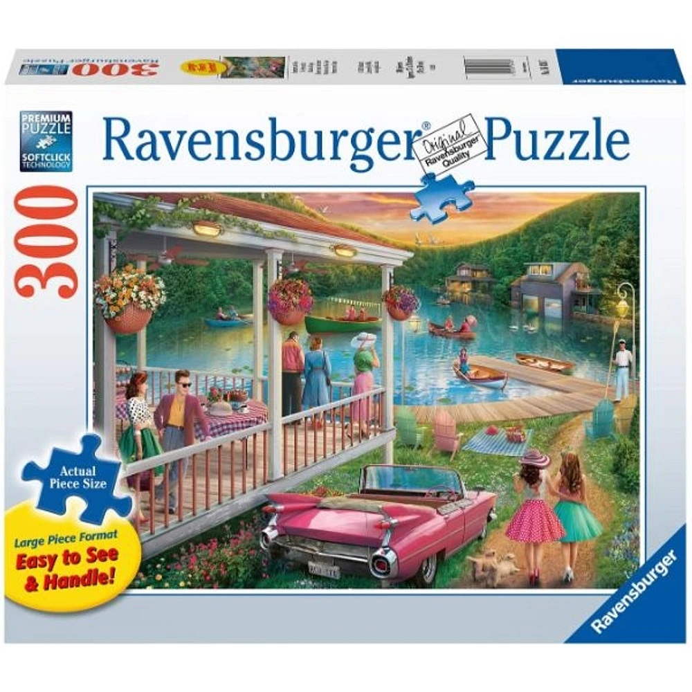 Summer At The Lake 300 Pieces Jigsaw Puzzle