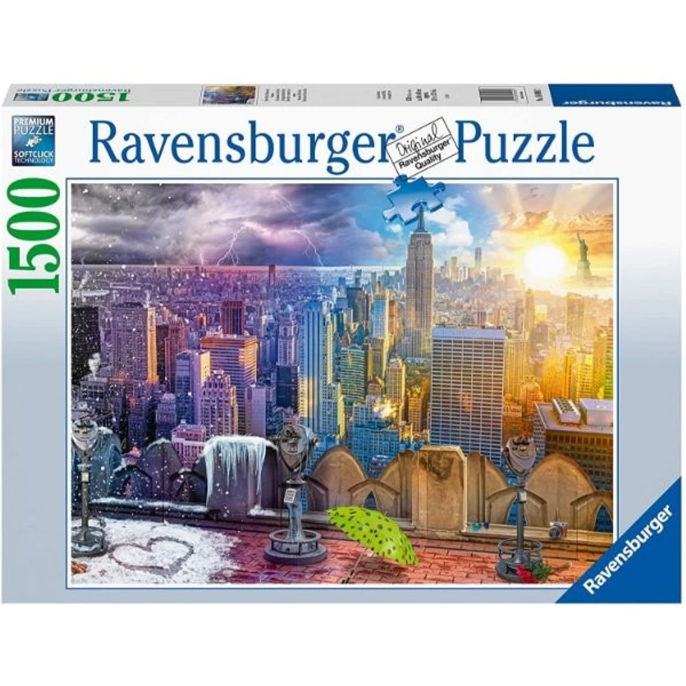 Seasons Of New York 1500 Pieces Jigsaw Puzzle