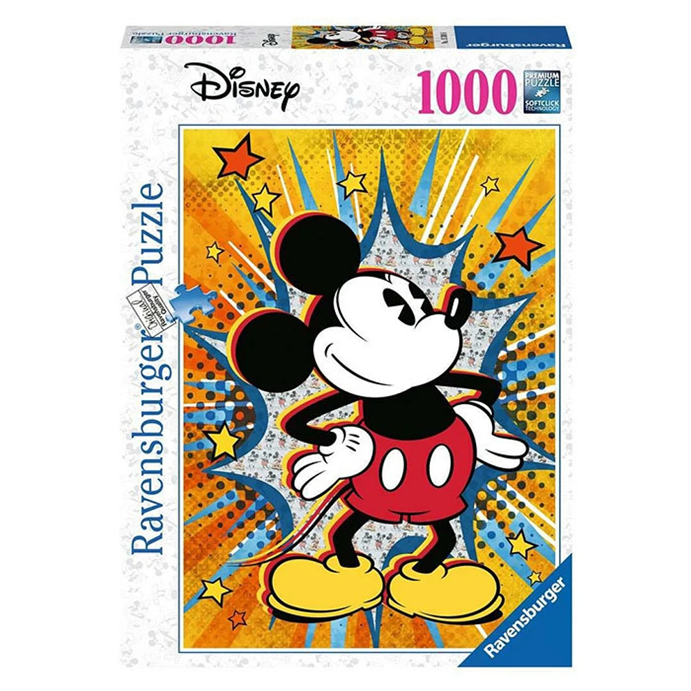 Disney Retro Mickey Mouse Jigsaw Puzzle 1000 pcs