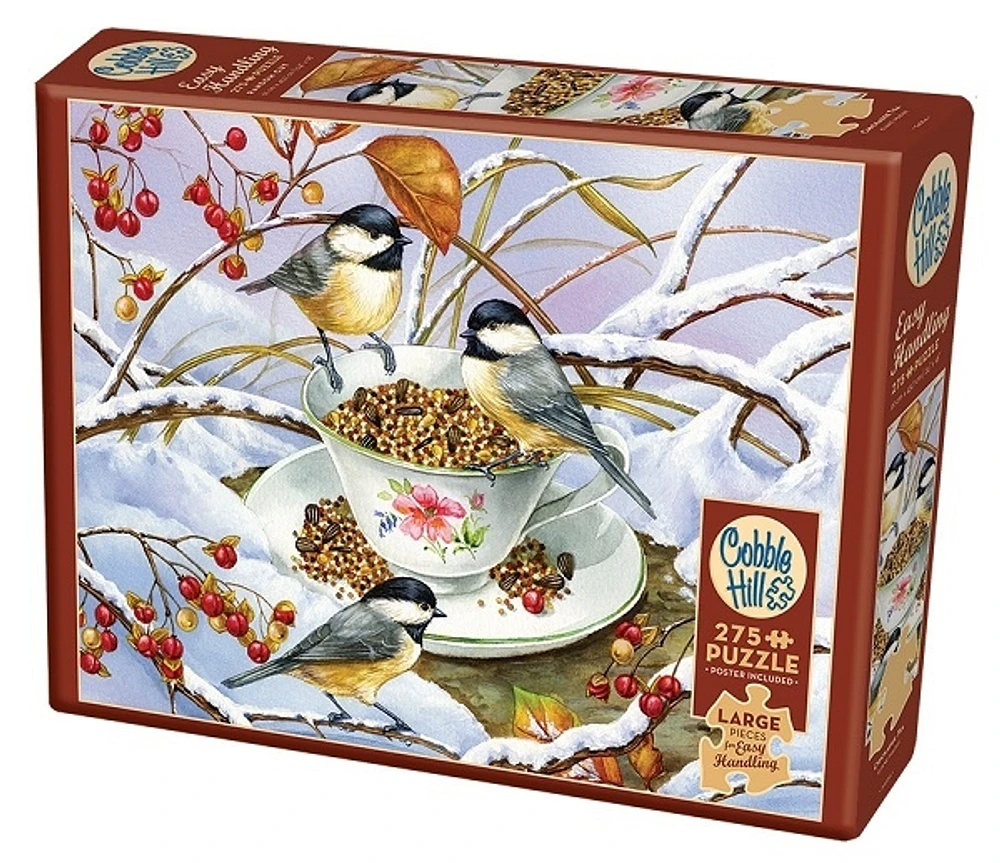 Chickadee Tea – Jigsaw Puzzle – 275 pcs