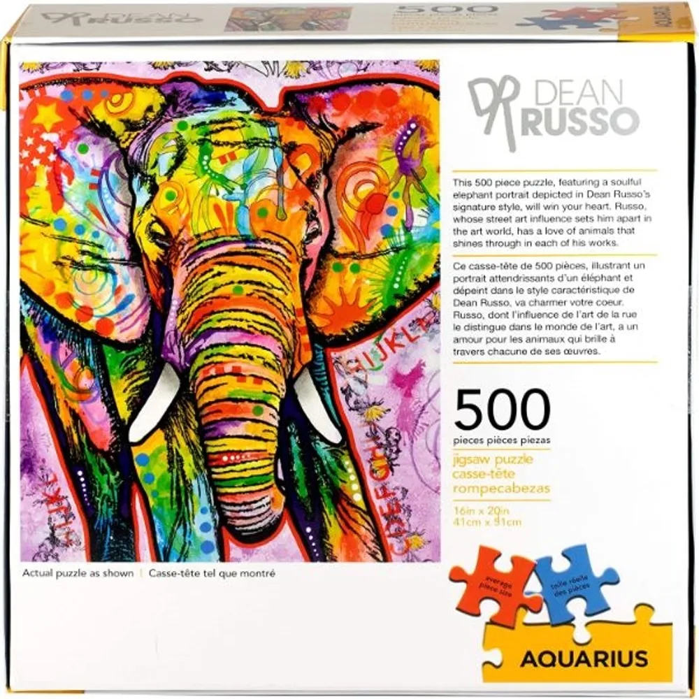 AQUARIUS - Dean Russo Beware Pit Bull AS 500 Piece Jigsaw Puzzle