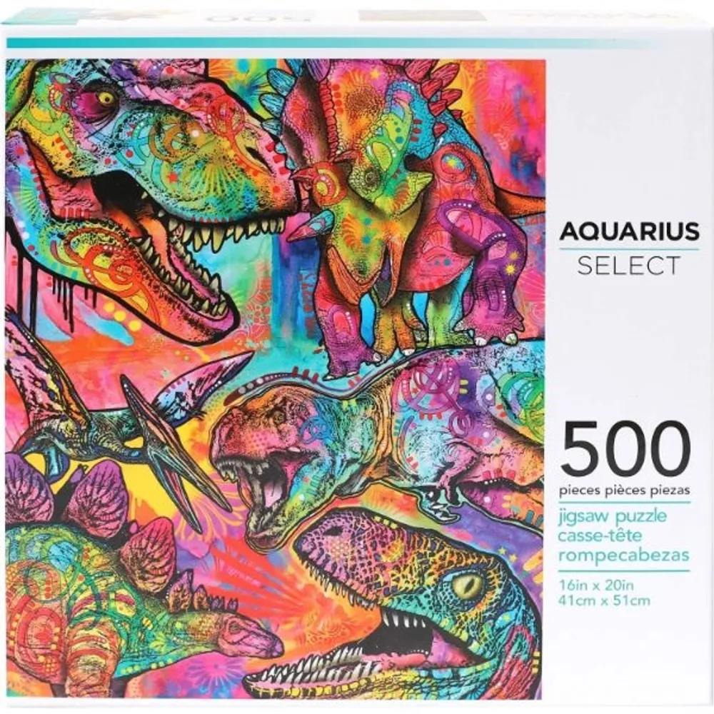 AQUARIUS - Dean Russo Beware Pit Bull AS 500 Piece Jigsaw Puzzle