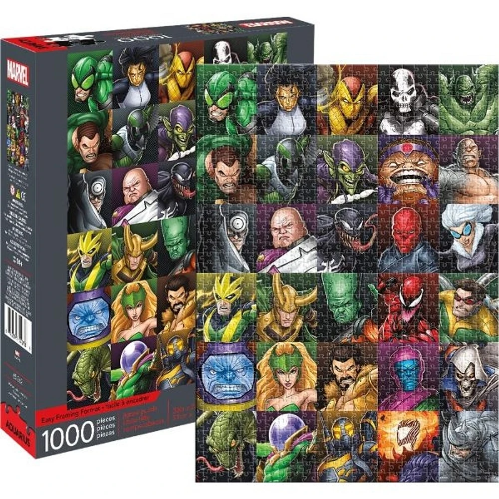 Marvel Villains Collage 1,000 Piece Jigsaw Puzzle