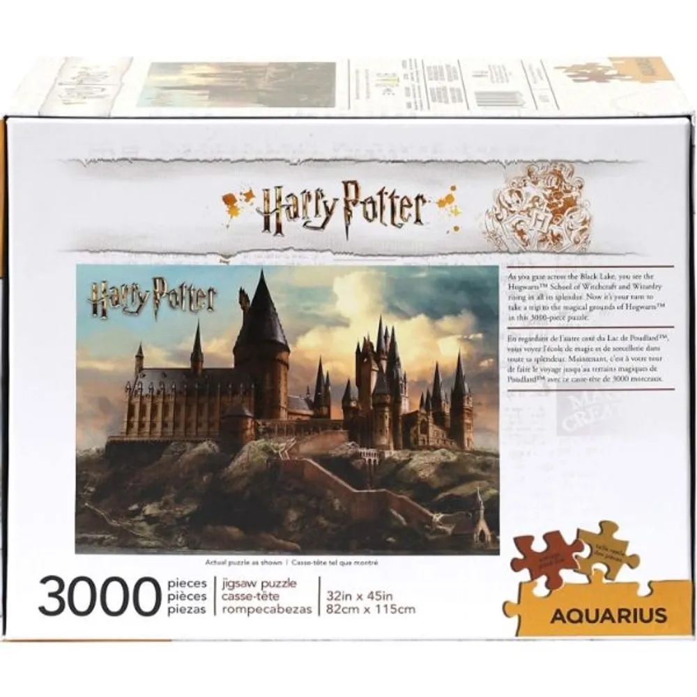 Harry Potter Hogwarts Castle 3000 Piece Jigsaw Puzzle Aquarius 32 x 45 New  