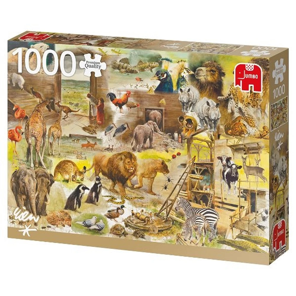 Heye: Building Noah’s Ark 1000 Piece Jigsaw Puzzle