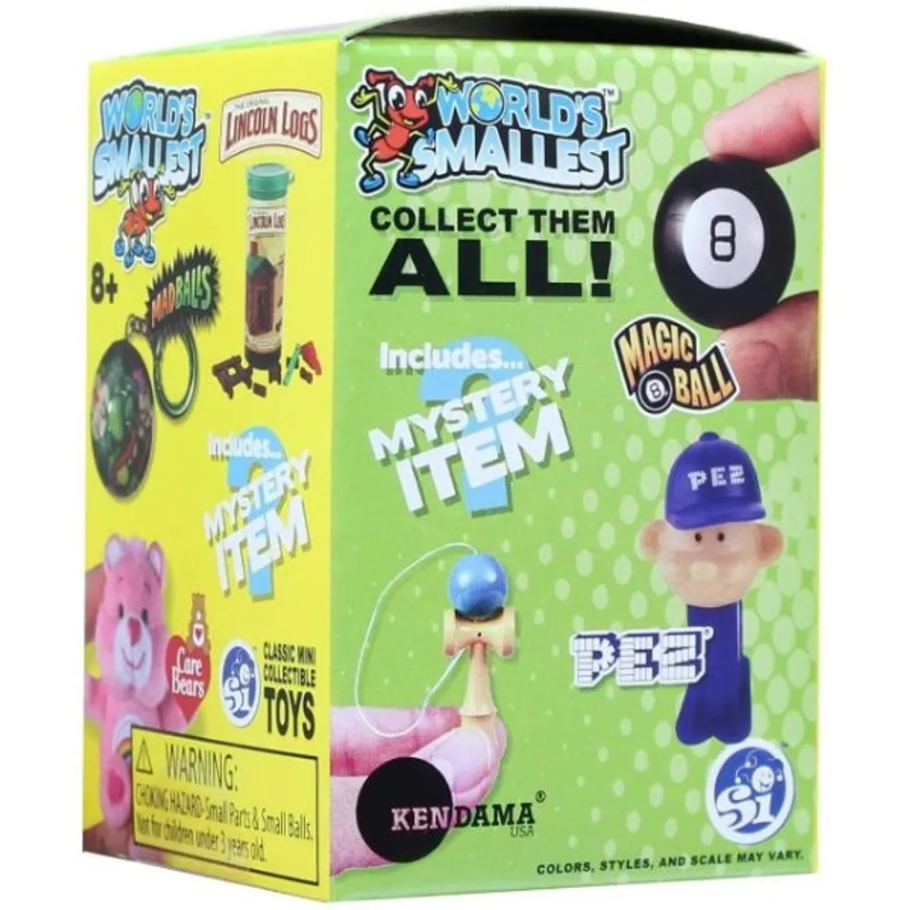  Worlds Smallest Classic Novelty Toy Series 4 Surprise Box - 3  Count : Toys & Games