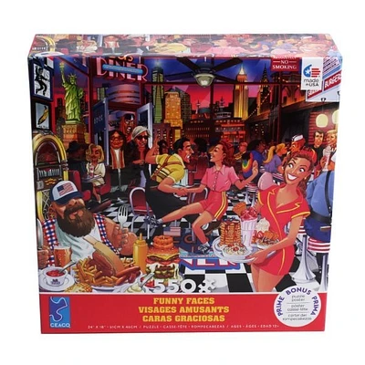 USA Diner 550 Piece Puzzle