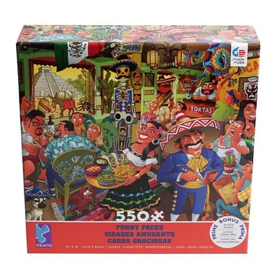 Mexican Restaurant 550 Piece Puzzle