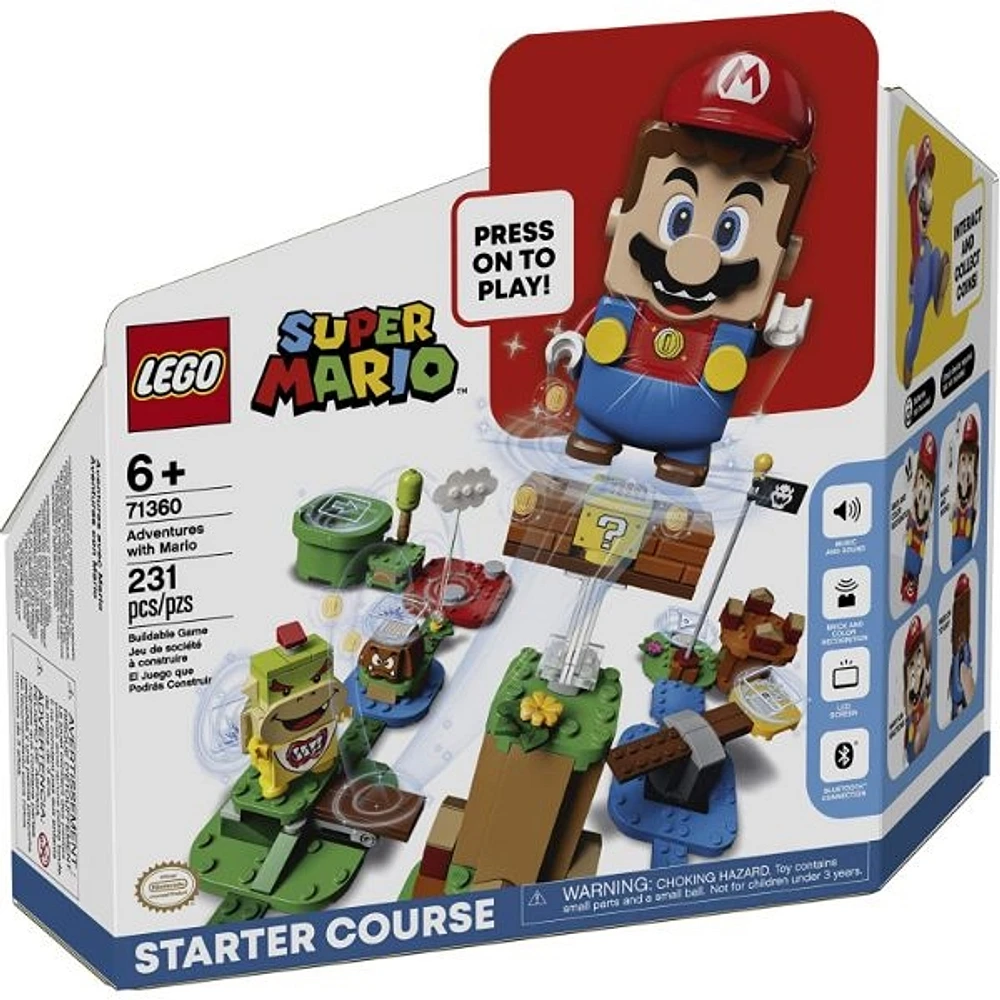 LEGO: Super Mario Adventures with Mario Starter Course – 231 Pieces