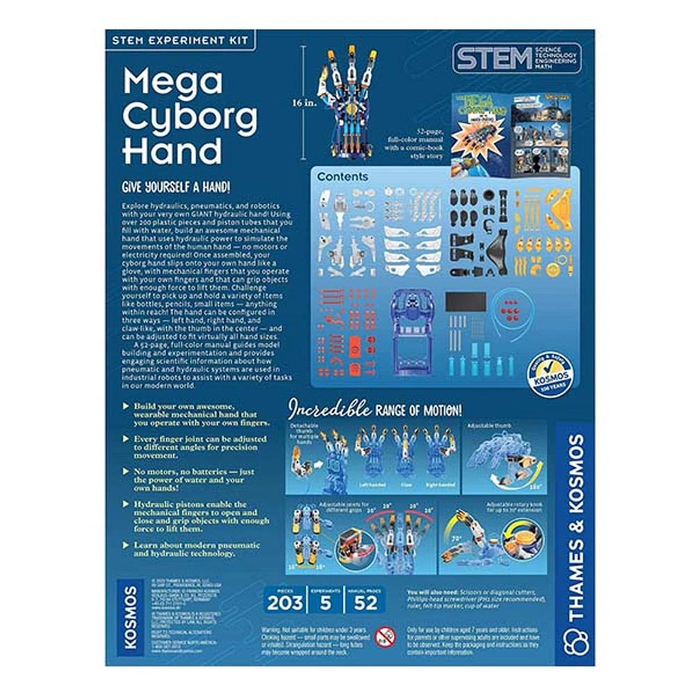 Mega Cyborg Hand STEM KIT