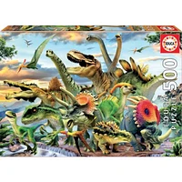 Dinosaurs 500 Pieces Jigsaw Puzzle