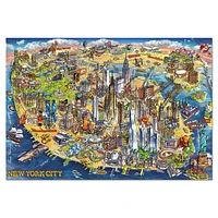 New York City Map 500 Pieces Jigsaw Puzzle