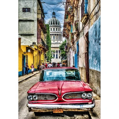 Retro Car Havana 1000 Pieces Jigsaw Puzzle