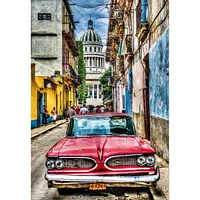 Retro Car Havana 1000 Pieces Jigsaw Puzzle