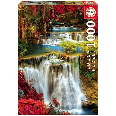 Waterfall in Forest, 1000 Piece Jigsaw Puzzle