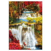 Waterfall in Forest, 1000 Piece Jigsaw Puzzle