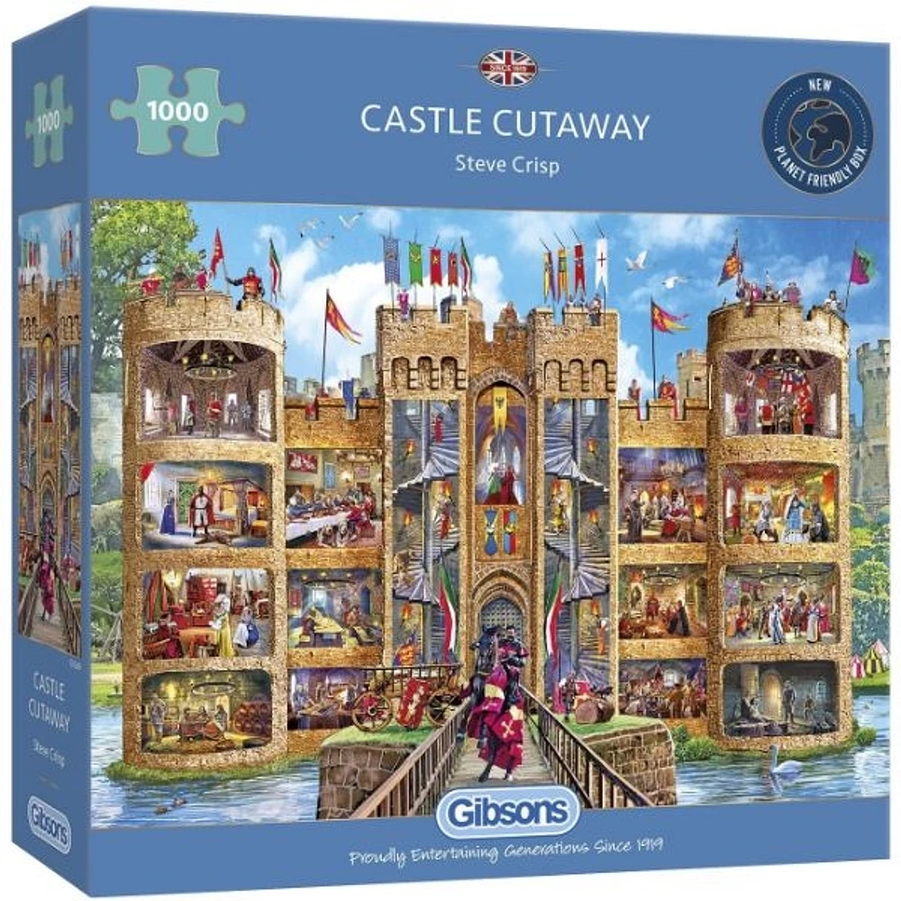 Castle Cutaway 1000 Pieces Jigsaw Puzzle