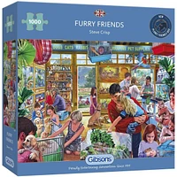 Furry Friends 1000 Pieces Jigsaw Puzzle