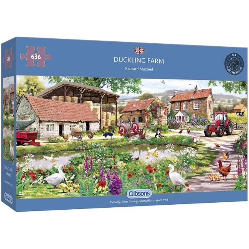 Duckling Farm 636 Pieces Jigsaw Puzzle