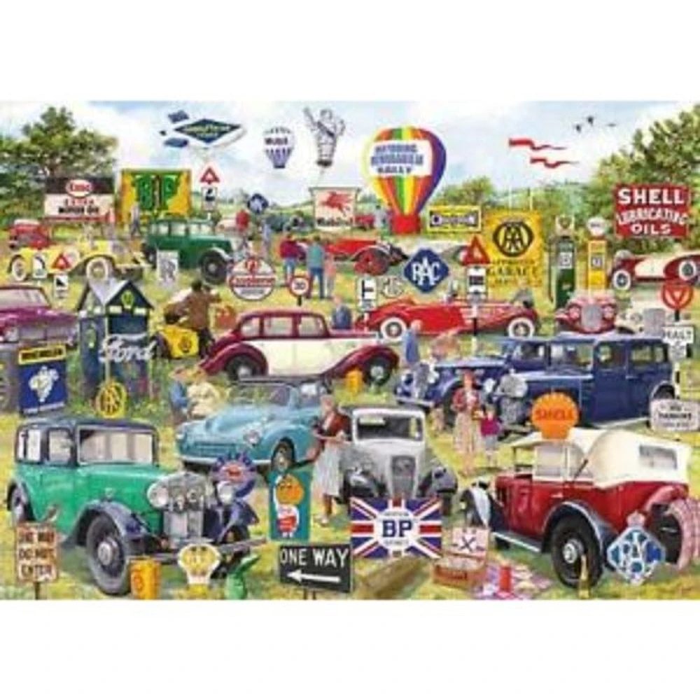 Motoring Memorabilia 1000 Pieces Jigsaw Puzzle