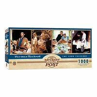 MasterPieces The Four Freedoms Rockwell 1000 Piece Panoramic Jigsaw Puzzle