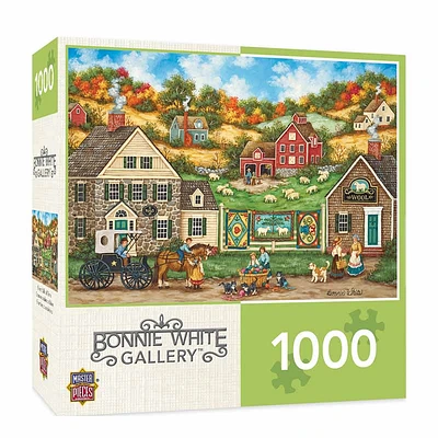 MasterPieces Hometown Gallery Great Balls of Yarn – 1000 Piece Jigsaw Puzzle by Bonnie White