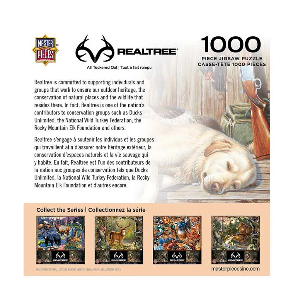 MasterPieces Realtree – All Tuckered Out 1000 Piece Jigsaw Puzzle