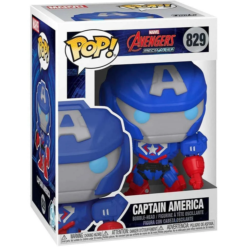 Funko Pop! Marvel Avengers MechStrike Captain America