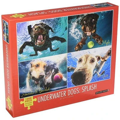 Underwater Dogs Splash 1000 Pieces Puzzle