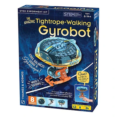 The Amazing Tightrope-Walking Gyrobot STEM Experiment Kit