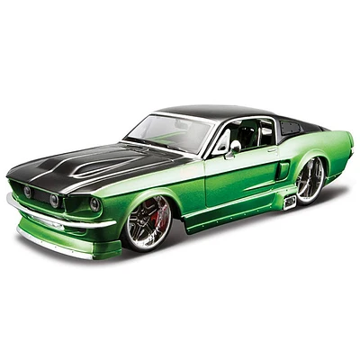 1967 Ford Mustang Gt All Star Kit Assembly Line 1/24 Black