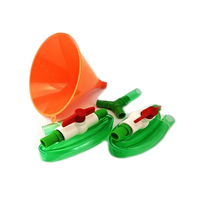 Beer Bong Drinking Party Game Double Tube (60 cms) Funnel Tap Alcohol Green