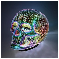 Led skull table lamp