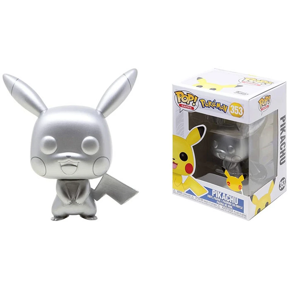 Funko Pop! Games Pokemon Sliver Metallic Pikachu