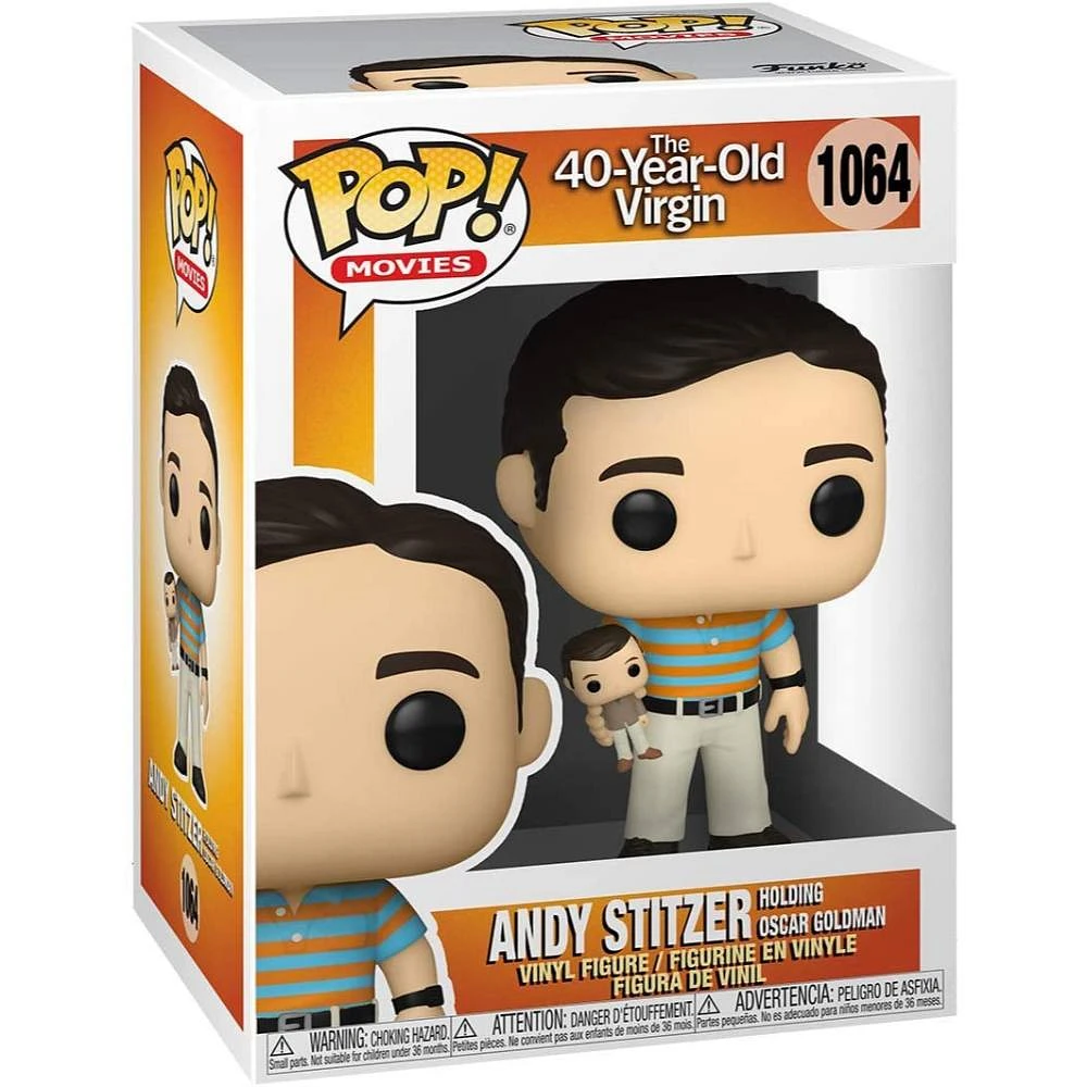 Funko Pop! Movies 40 Year Old Virgin Andy Holding Oscar