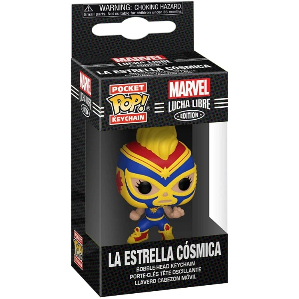 Funko Pop! Keychain Marvel Luchadores Captain Marvel