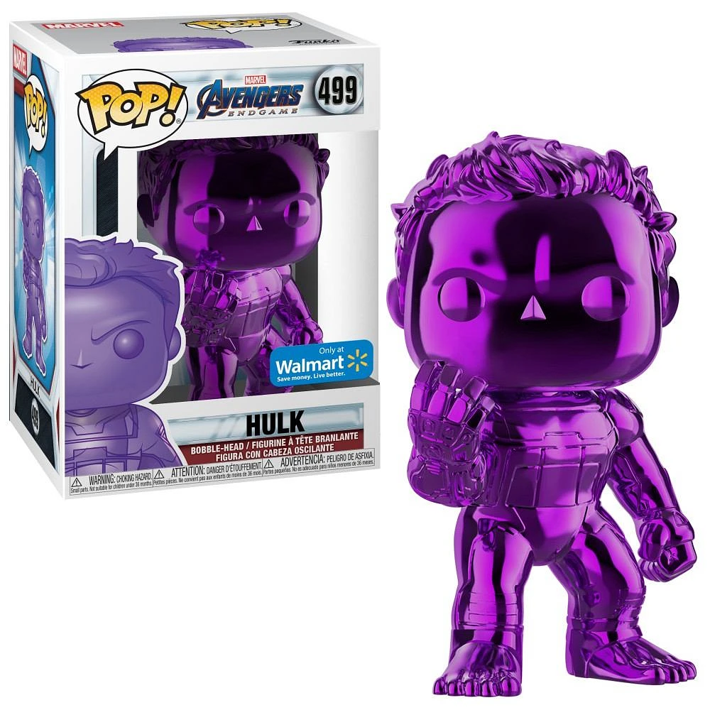 POP Marvel Avengers W2 Hulk #499 (Purple/Chrome)