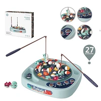 Rotating Fishing Game 24pcs (Style May Vary)