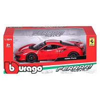 Bburago Ferrari 488 Pista 2018 1:24 Model car Red