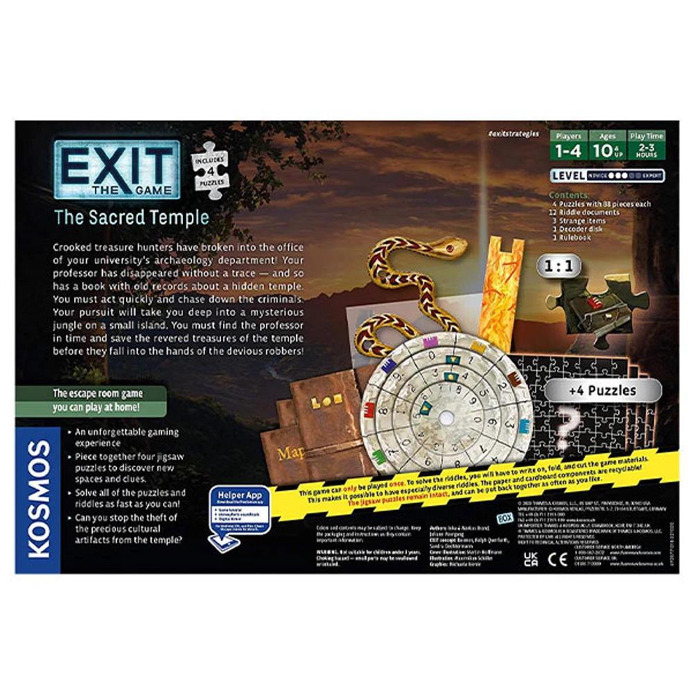 EXIT:The Sacred Temple(with Jigsaw Puzzles)