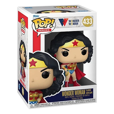 Funko Pop! Heroes Wonder Woman 80th Anniversary Classic with Cape Wonder Woman