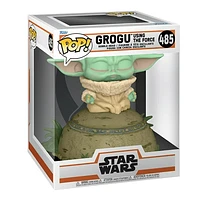 Funko Pop! Deluxe Star Wars Mandalorian- Grogu Using the Force Bobblehead