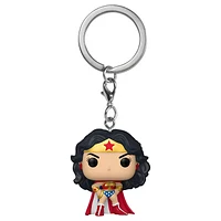 Funko Key Chain Pocket DC Wonder Woman 80th Wonder Woman Classic With Cape