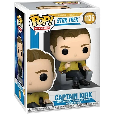 Funko Pop! Television Star Trek Captain Kirk in Chair