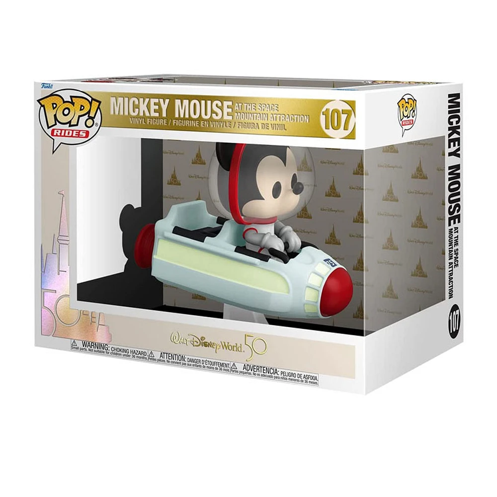 Funko Pop! Ride Super Deluxe Disney Walt Disney World 50th Space Mountain with Mickey Mouse