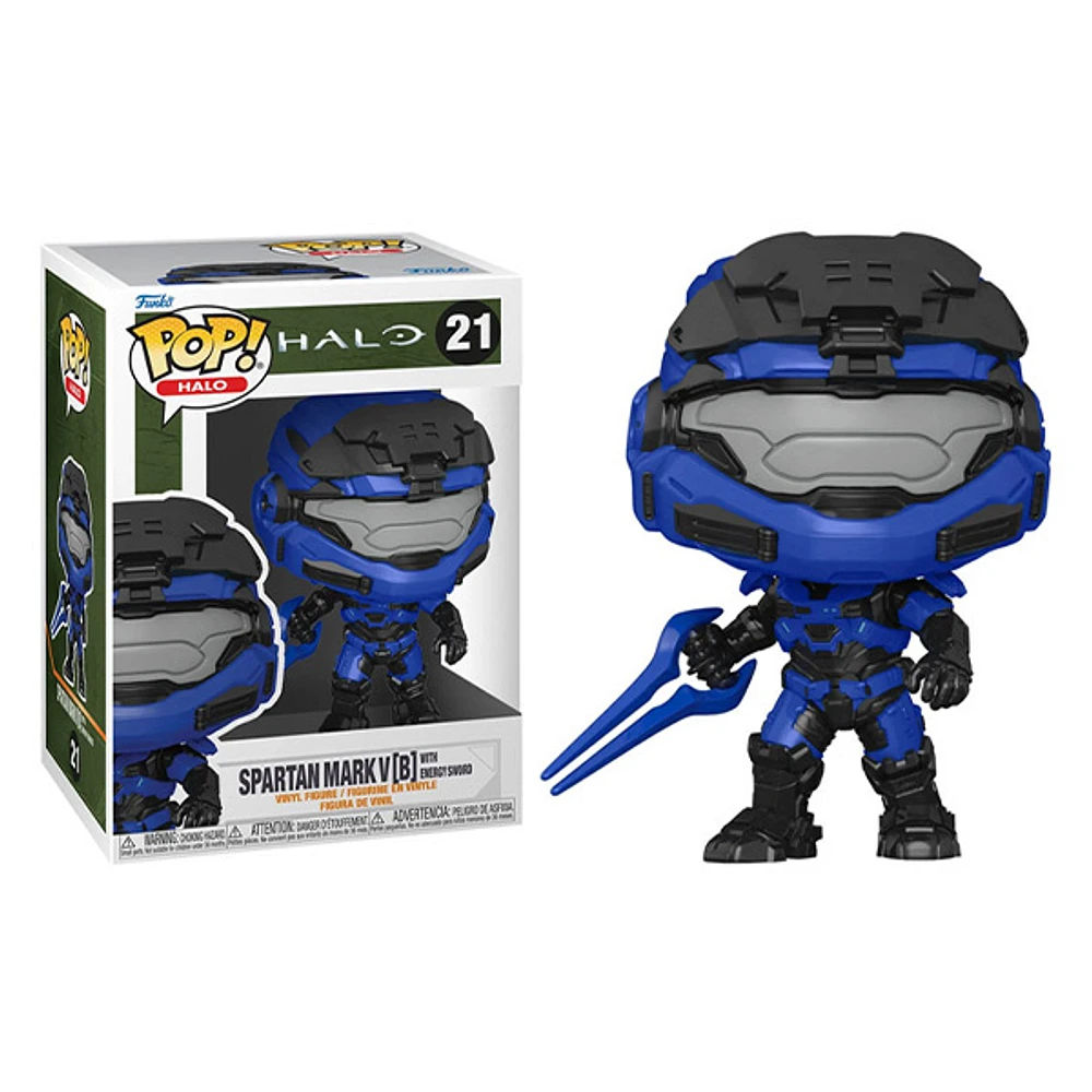 Funko Pop! Games Halo Infinite Mark V [B] with Red Energy Sword