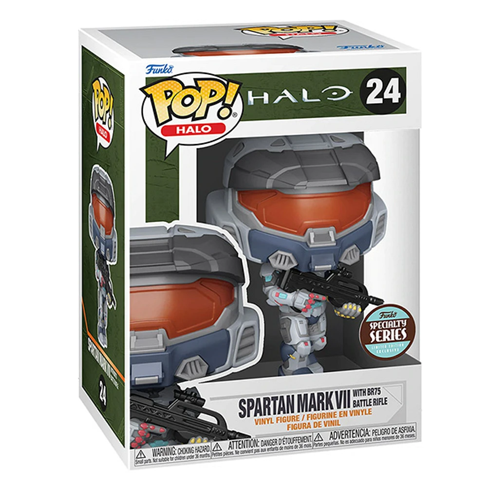 Funko Pop! halo infinite spartan mark vii with battle rifle (specialty series)