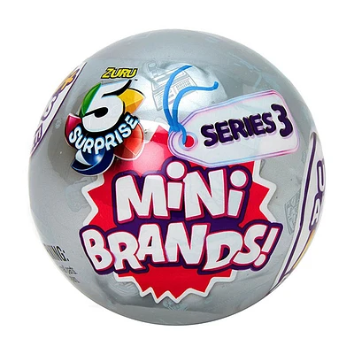 MINI BRANDS SERIES 3(Colors and Styles may vary and will be picked randomly)