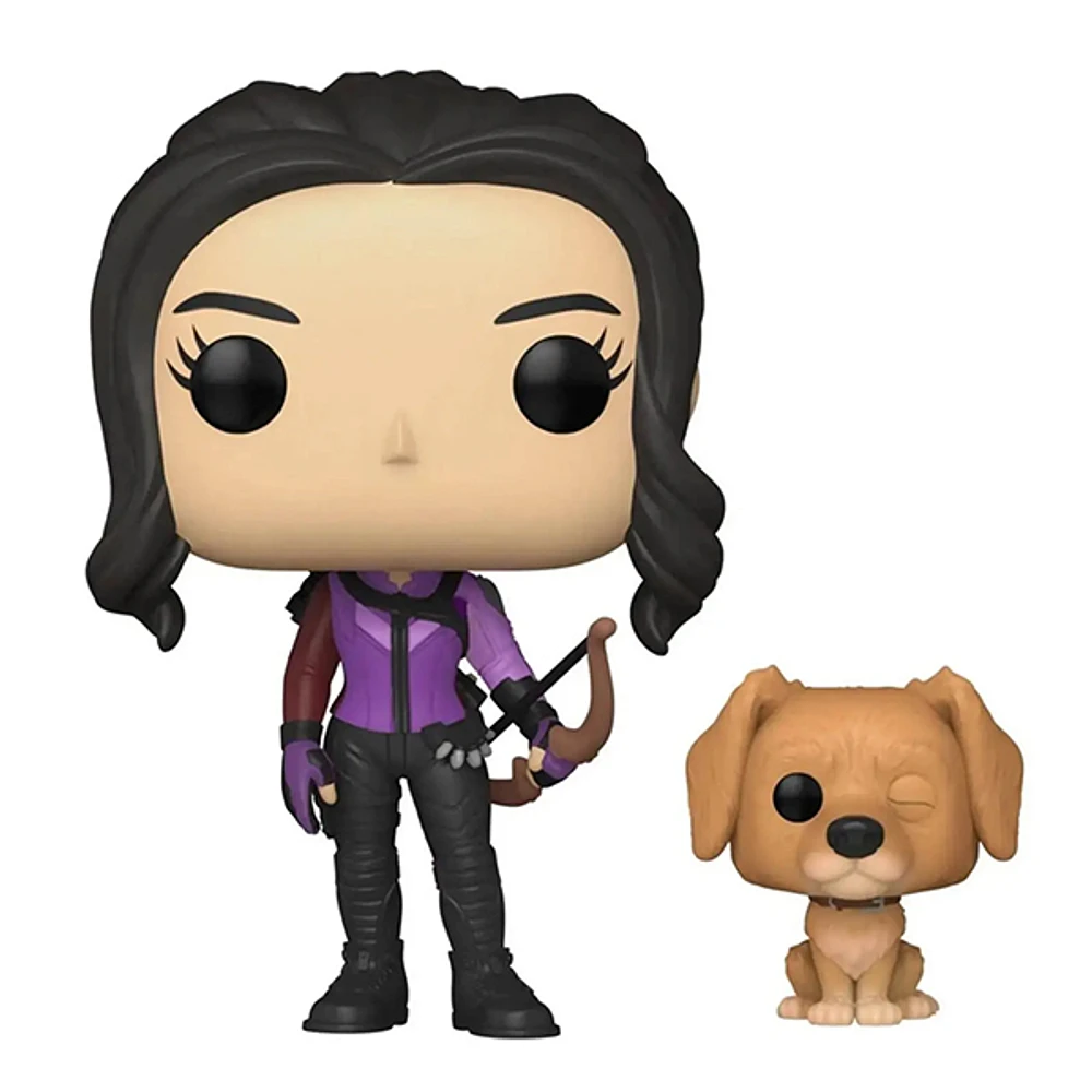 Funko Pop! Hawkeye KATE BISHOP WITH LUCKY THE PIZZA DOG